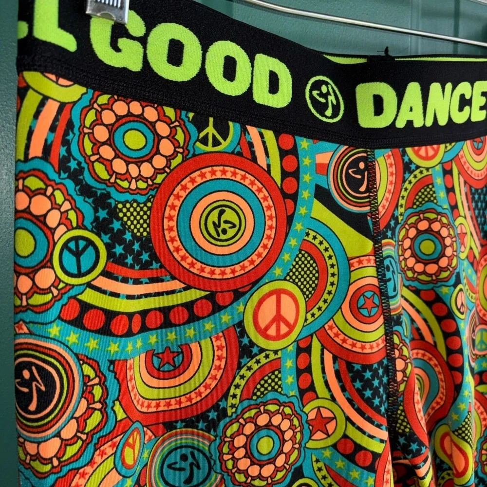 Zumba Love Long Leggings sz Large - Feel Good Dance Good new without tags - Picture 5 of 11